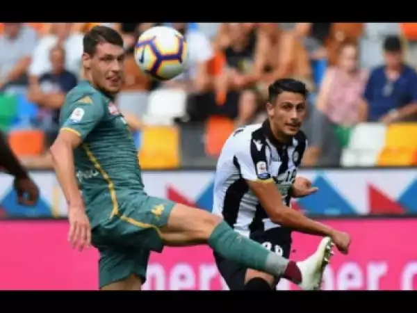 Video: Udinese vs Torino 1-1 All Goals & Highlights - 16/09/2018 HD